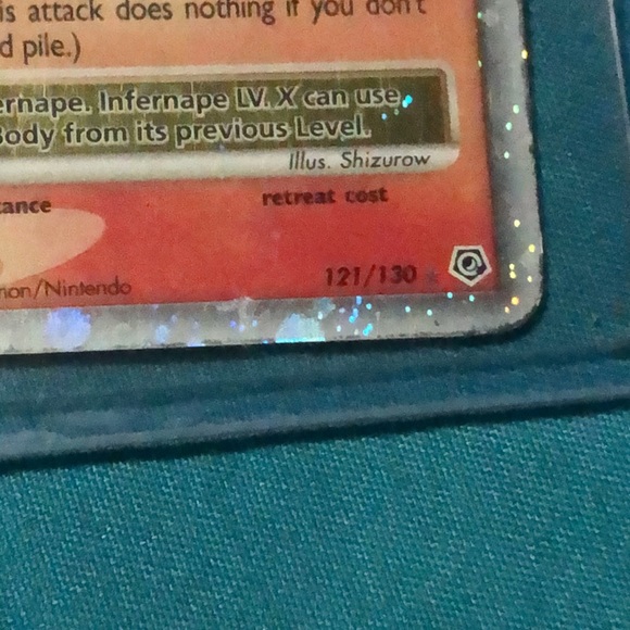Infernope X Pokémon trading card #121 Rare Holo - Picture 9 of 9